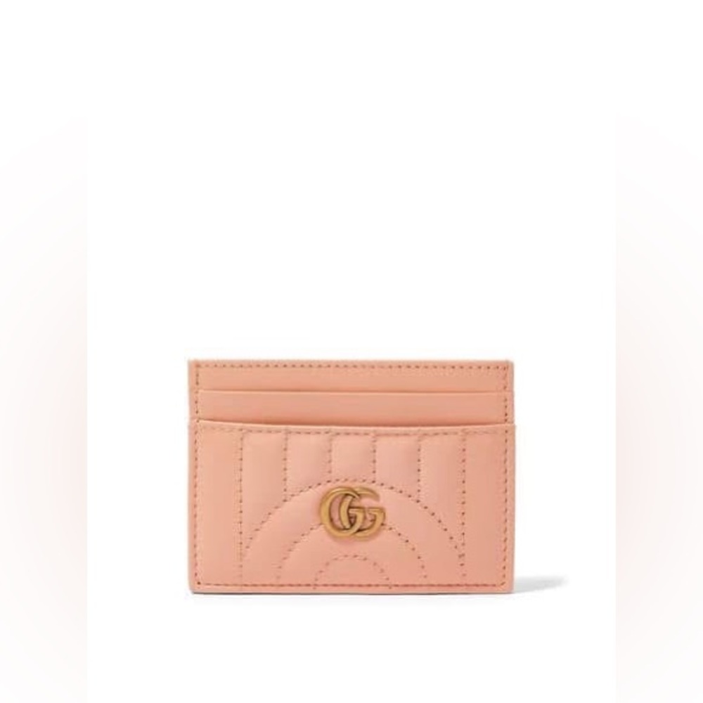 GG Marmont Matelassé Card Case